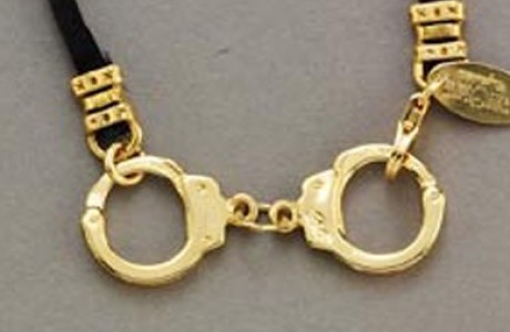 handcuff charm bracelet