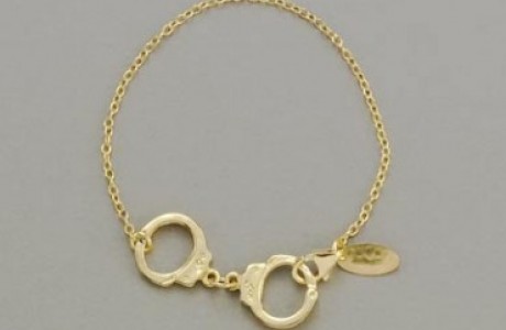 Handcuff chain bracelet