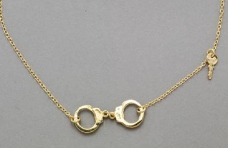 HandCuffs Charm Necklace