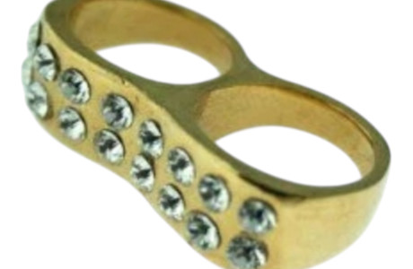 Double Bling Ring - Gold Or Silver