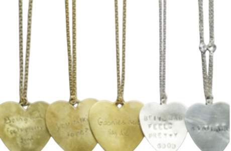 Engraved Heart Necklace