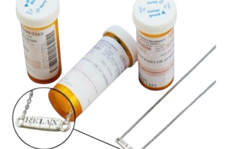 Xanax Pill Charm Necklace